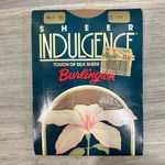 NWT Vintage 1987 USA Burlington Sheer Indulgence Panty Hose Size 2 Bare B05 Photo 0
