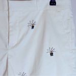 Banana Republic  White Embellished‎ Jeweled Shorts NWT Size 6 #783644 Photo 2