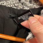 AQUA Y2K style chunky metallic thread tweed blazer double breasted Photo 3