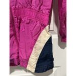 Reebok Vintage Women's Windbreaker Jacket Full Zip Long Sleeve Nylon Sz XL Pink Photo 6