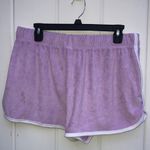 PINK - Victoria's Secret Pink Victoria’s Secret XL purple shorts cloth shorts towel material shor… Photo 4