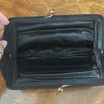 Unique Vintage Perfect Mid Century Black Beaded Clutch Evening Bag Photo 3