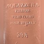 Aquazzura Firenze Flats in Grey Suede, Sz 39 1/2. Gray Photo 4