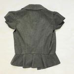 Rebecca Taylor Blazer Short Sleeve Brown Sz 8 Photo 5