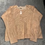 Gap shine pullover rose gold small NWT Photo 0