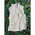 Orvis  Tan Utility Zip Up Vest Size Small Photo 5