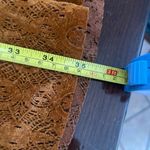 Maeve  Sleeveless Lace Mini Dress in burnt orange Photo 8