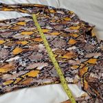 French Connection NWOT Golden Snake Print Top Size:XS Photo 3