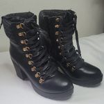 Catherine Malandrino Catharine Malandrino Black Lace-Up Ankle Boots Photo 0