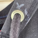 American Eagle Women's Medium Navy Full Zip Drawstring Hoodie Y2K Streetwear Photo 7