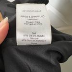 Veronica Beard  Womens Silk Metallic Floral Black Open Back Multi Kailani Top 8 Photo 8