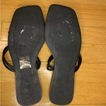 Azalea Wang Stetson Sandals in Black Photo 1