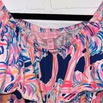 Lilly Pulitzer  Women's La Fortuna Ruffle Top Off Shoulder Photo 3