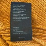 Anthropologie  Viscose Wool Mustard Rust Knit Chunkie Oversized SZ S #1726 Photo 7