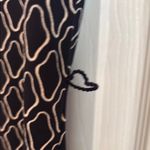 Talbots Classic Blue and White Geometric Print Midi Shirt Dress Size P Photo 4