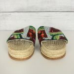 ZARA Beaded Watermelon Espadrille Bohemian Sandals Sz 35/US 5 Colorful Summer Photo 3