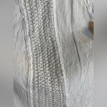 White Sleeveless Midi Dress with Boxy Relaxed Fit crochet details summer cotton Size XXL Photo 9