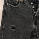 Levi’s High Waist Black Distressed Jeans Photo 0