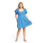 Target NWOT Rhode x Blue Women's Eyelet Mini Dress Size XL Photo 0