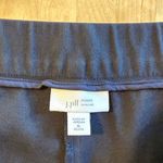 J.Jill Ponte Mid-Rise Slim Leg Ankle Knit Pull On Navy Trouser Pant, XL Petite Photo 4