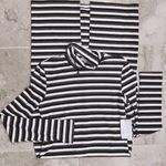 Nsr Sweater Dress Quinn Stripe Ribbed Knit Long Sleeves Turtleneck Size L NWT Photo 2