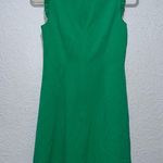 J.Crew  Sleeveless Ruffle Trim Sheath Dress Kelly Green
Country Club Classic Sz 0 Photo 4