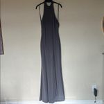 House Of CB  Juliette Shadow Halter Gown‎ gray Maxi gown NWOT size Large Photo 12