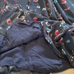 Free People  Bonnie Midnight Butterfly Chiffon Midi Dress Cottagecore Size 4 Photo 7