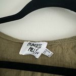 Princess Polly  Tie Front Top Crop Green Photo 2