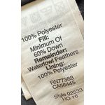 Women's J. Crew Quilted Down Herringbone Puffer Vest, Black & White, Small Photo 10