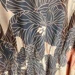 Pink Martini | Floral Sleeveless Midi Dress Navy Multi Boho Resort Size L | EUC Photo 7