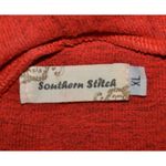 Southern Stitch  Ladies Red Hooded Bell Sleeves Pullover Sweatshirt Dress Size XL Photo 11