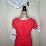 Romeo + Juliet Couture NTM: NWT Coral Crochet Short Sleeve Knee Dress Sz M Photo 9