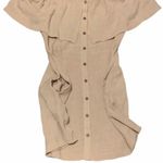 Lush Clothing Lush Beige Mini Dress Medium  Photo 8