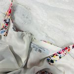 Julia Jordan  Size 16 Feminine White Floral Sweetheart Neck Dress Wedding Coastal Photo 8