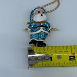 NEW blue Christmas Santa Claus pendant necklace Photo 7