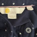 BODEN Navy and Silver Metallic Star Print Modal Pajamas Matching Set 10/12 Blue Size undefined Photo 8