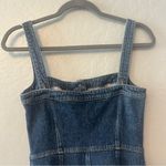 Reformation  Camille denim button fromt sleeveless dress in Kasai wash size 2 Photo 14