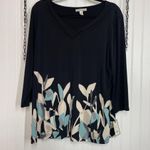 Dana Buchman NWT & NWOT Animal Print Blazer & V-Neck Tee Bundle OF 2 Size XL Photo 6