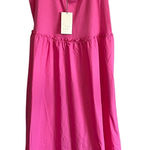 A New Day  Women's Pink Ballet Tank Dress With Pockets - Size Large - NWT Photo 0