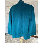 Catalina  Teal Full Zip Fleece Jacket Cozy Outdoor Layer M Quiet Luxury Photo 2