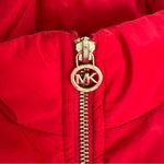 Michael Kors women red Puffer Vest jacket size small Photo 3