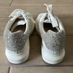 Steve Madden  Gaines Rhinestone White Sneakers Size: 9.5 Photo 4