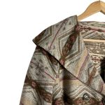 Anthropologie  Daughters of the Liberation Southwestern Aztec Belted Pea Coat M Photo 3