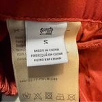 Scotch & Soda Popper Track Tear Away Satin pants rust orange women's S Small Photo 8