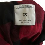 ZARA Buffalo Check Plaid Lumberjack Style Red and Black Checkered Flannel Shirt Photo 4