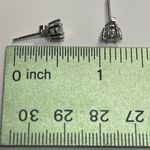 .5 Carat Moissanite Stud Earrings Sterling silver certificate appraised Photo 4