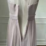 Amsale Aliki Bridesmaid Prom Formal Dress Gown Latte 4 Tan Photo 7