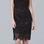 White House | Black Market NWT  black lacy sheath dress Photo 0