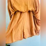 ZARA Women's Terracotta Embroidered Jumpsuit Dress Size XS Photo 5